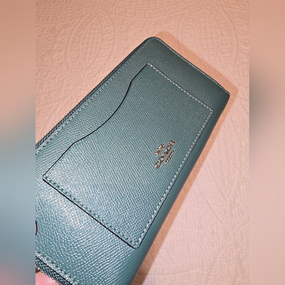 Coach Accordion Zip Wallet